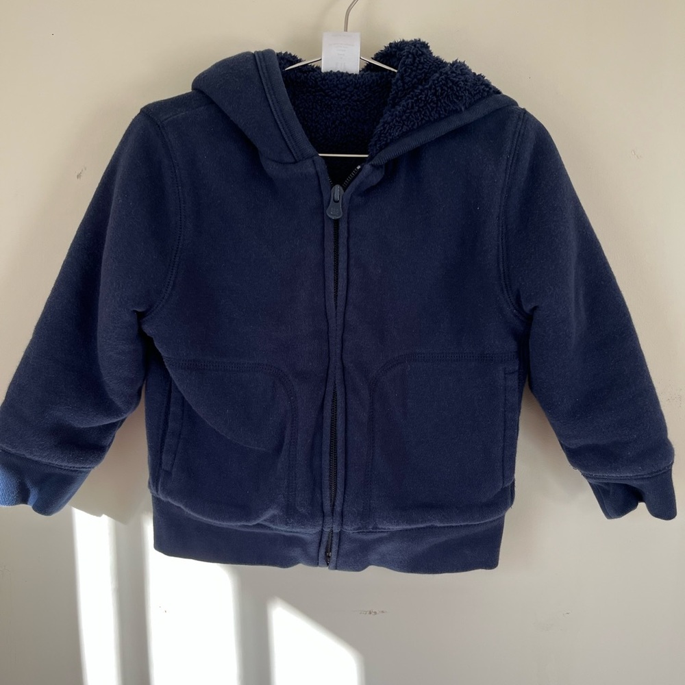 Boys 4T Gap Sherpa Lined Hoodie